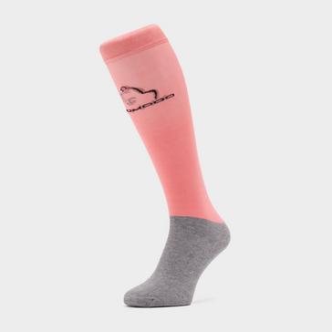 Pink Comodo Adults Silicone Grip Socks