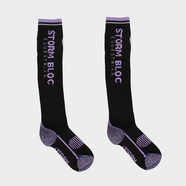 Purple Storm Bloc Women’s Patterdale Logo Long Socks