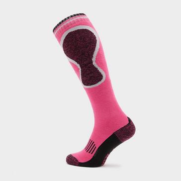 Pink STORM BLOC Women’s Patterdale Logo Long Socks