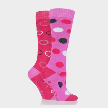 Pink STORM BLOC Beverly Midweight Socks 2 Pack