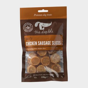 White Petface Dog Deli Chicken Sausage Slices 100g