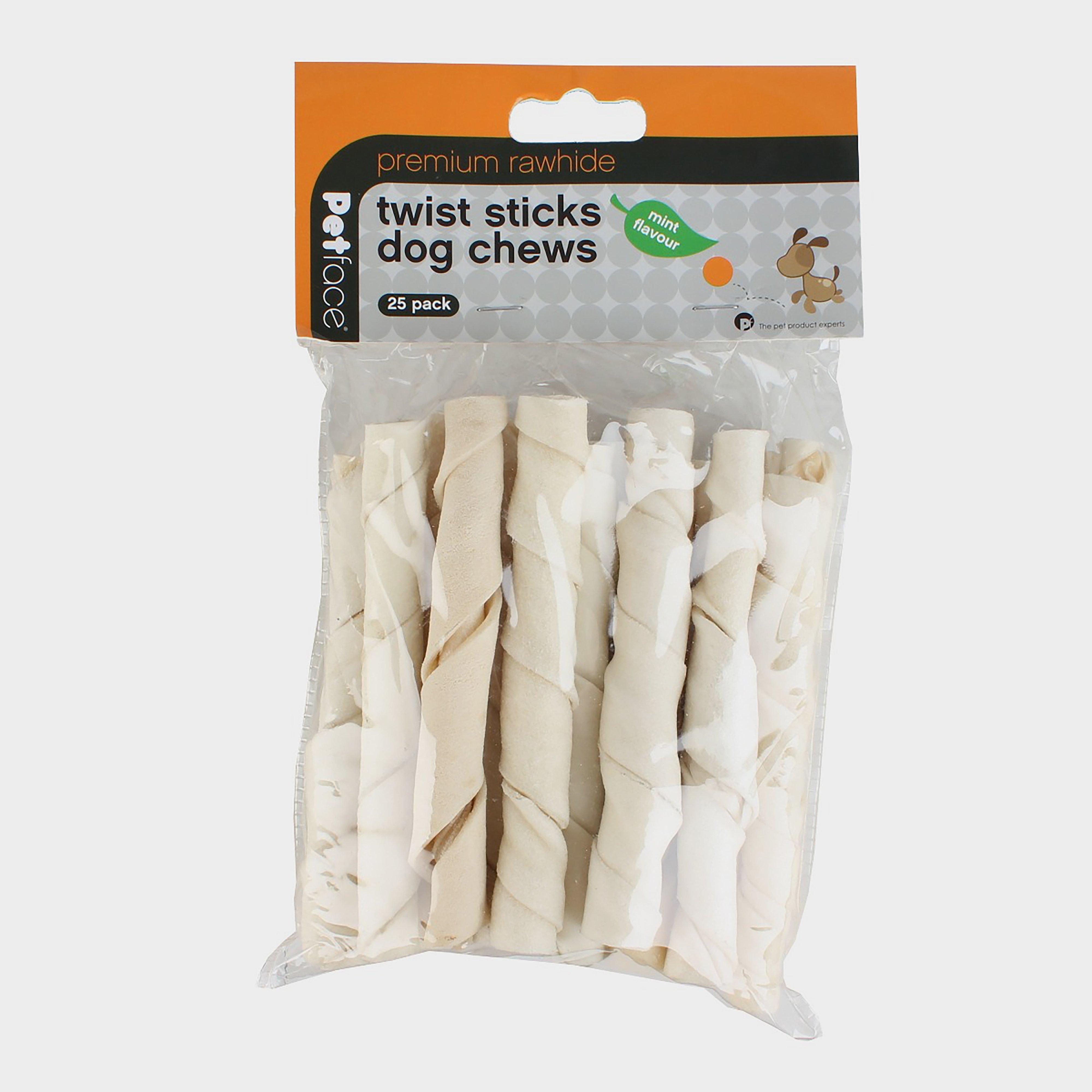 Image of Petface Mint Flavour Rawhide Twist Sticks 25 Pack - T/T, T/T