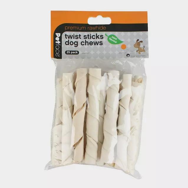 Rawhide twist shop sticks