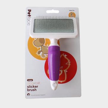 White Petface Slicker Brush