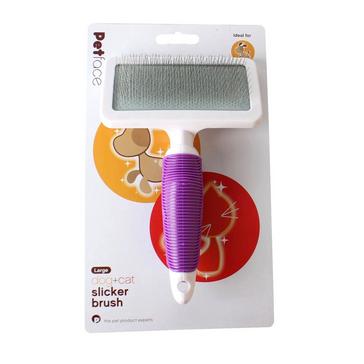 White Petface Slicker Brush