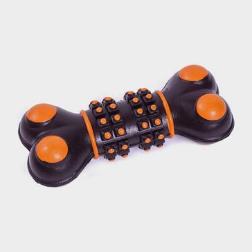 Black PETFACE Seriously Strong Bone Tread Toy