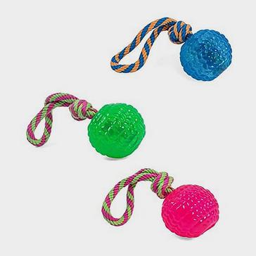 Assorted Petface Toyz Rope Bouncy Ball