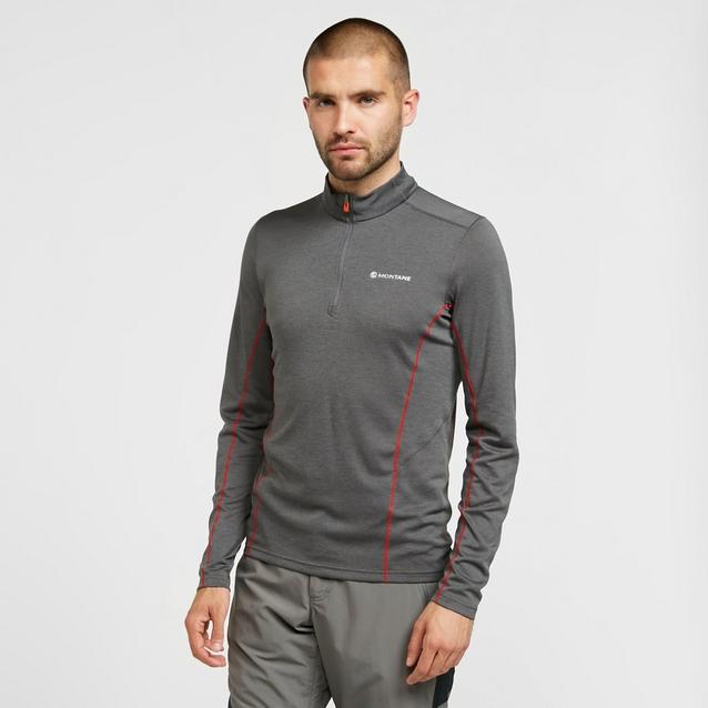 Montane Men's Dart Zip Neck Long Sleeve T-Shirt