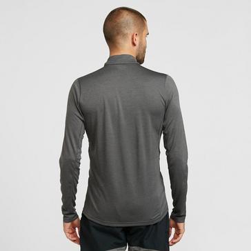 Grey Montane Men’s Dart Zip Neck Long Sleeve T-Shirt