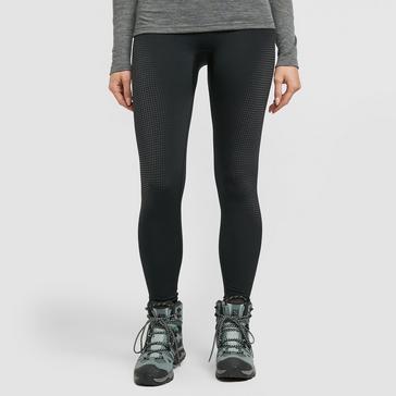 Black Odlo Women's PERFORMANCE WARM Baselayer Pants