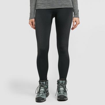 Black Odlo Women's PERFORMANCE WARM ECO Baselayer Pants