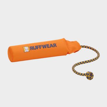 Orange Ruffwear Lunker Floating Throw Toy