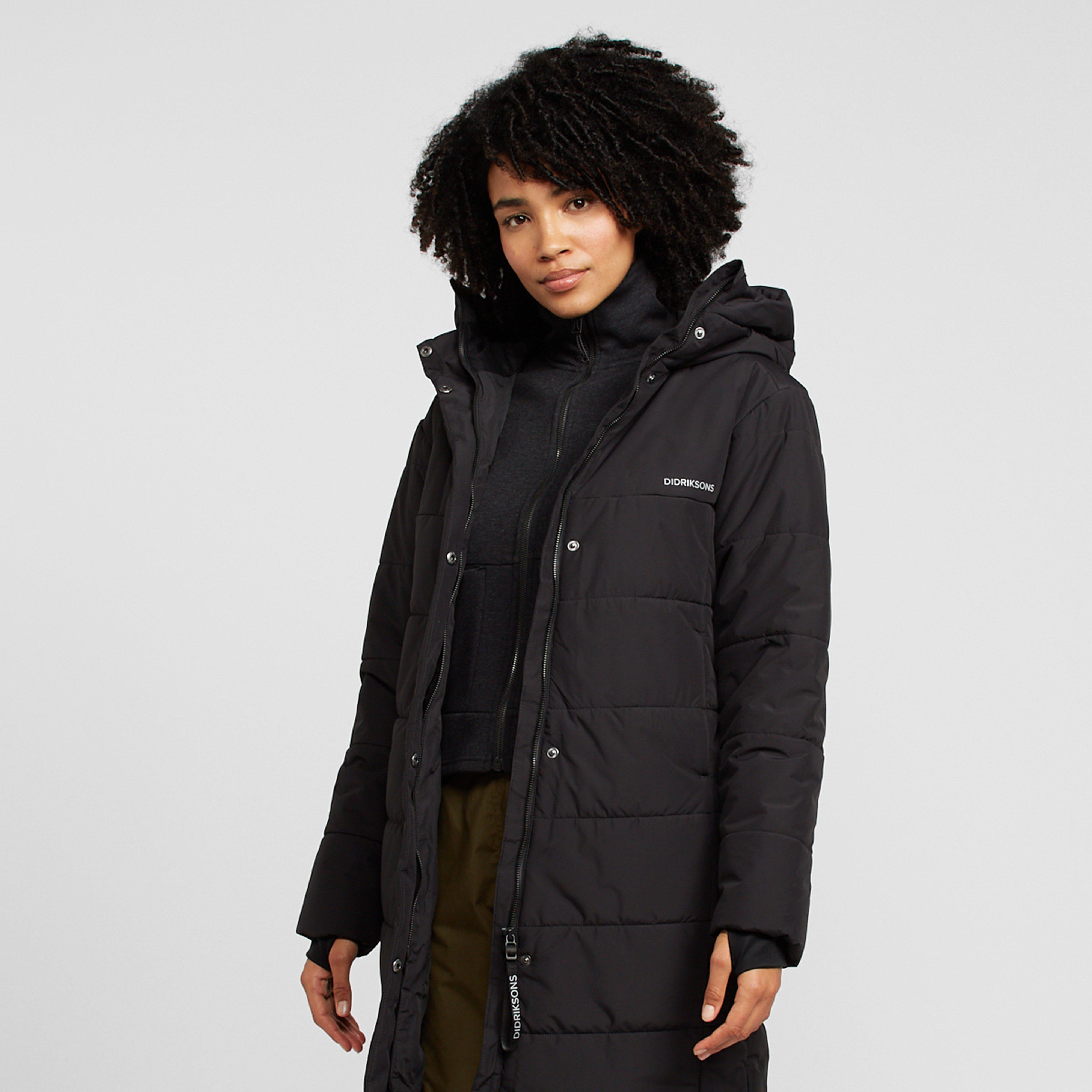 womens black parka coat