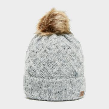 Grey Brasher Women's Luxury Knit Pom Hat