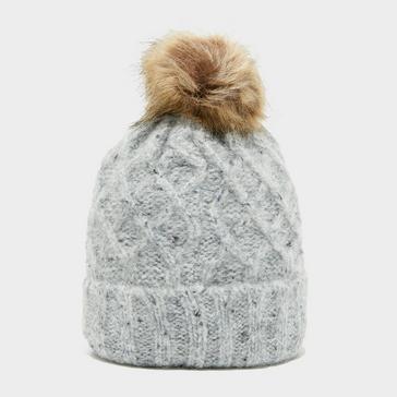 Grey Brasher Women's Luxury Knit Pom Hat