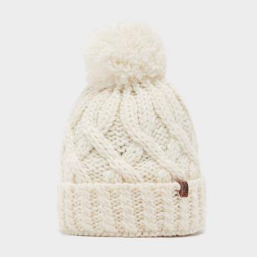 White The Edge Women’s Chunky Bobble Hat