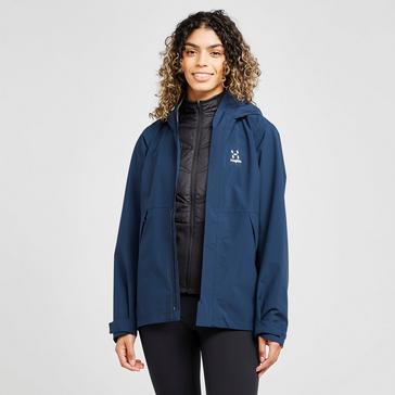 Navy Haglofs Women's Tjarn Waterproof Jacket