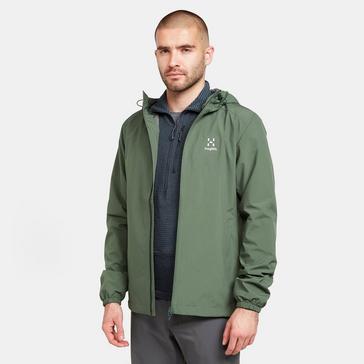 Green Haglofs Men’s Buteo Waterproof Jacket