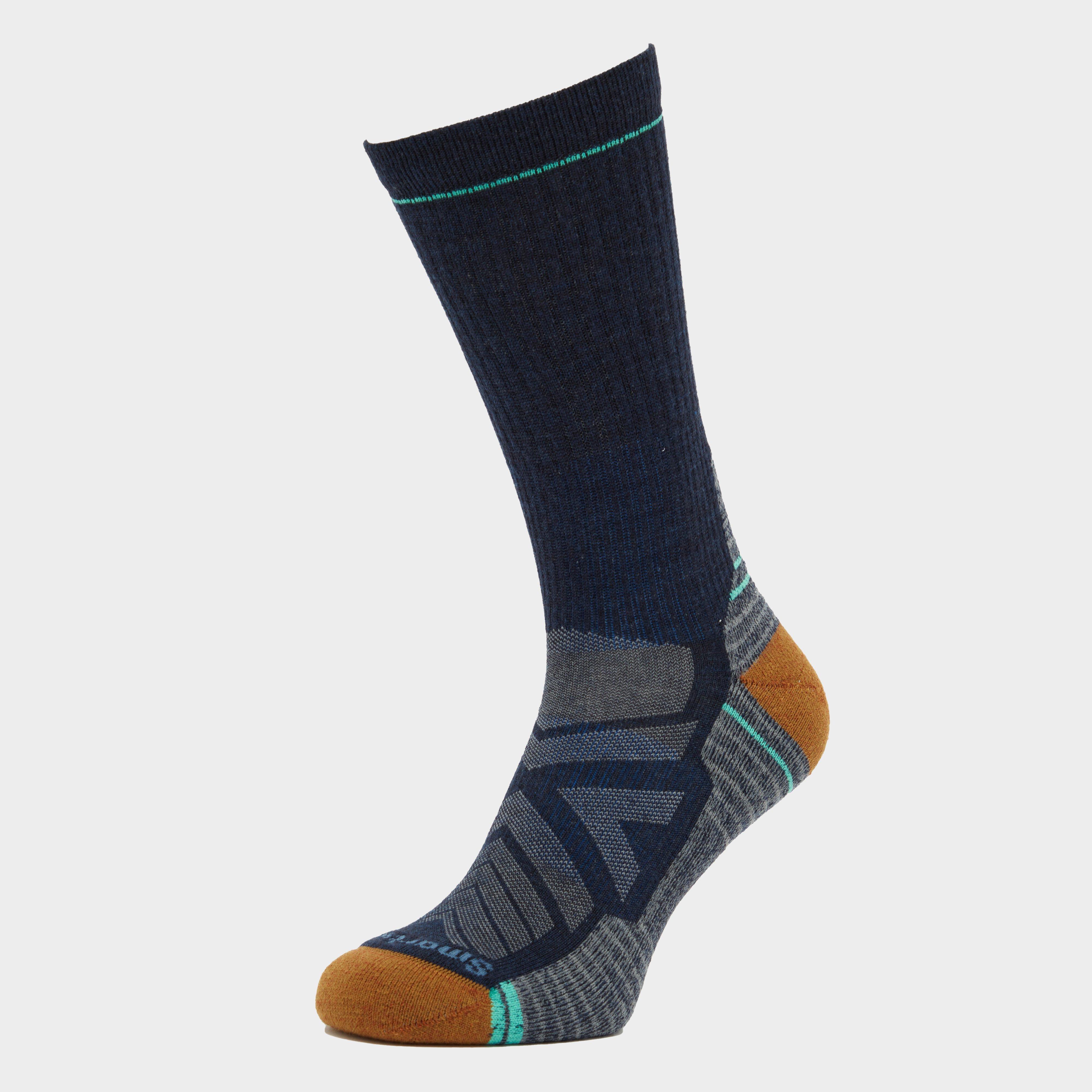 Hike Light Cushion Crew Socks - Navy, Navy