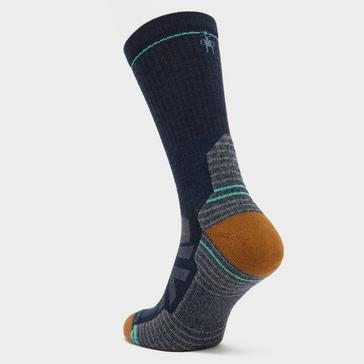 Navy Smartwool Hike Light Cushion Crew Socks