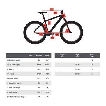 Black POLYGON Sisku D7 27.5” Full Suspension Mountain Bike