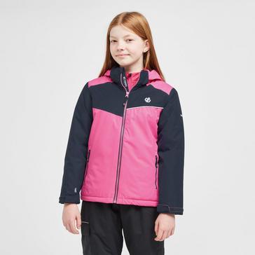 Pink Dare 2B Kids' Impose II Waterproof Ski Jacket