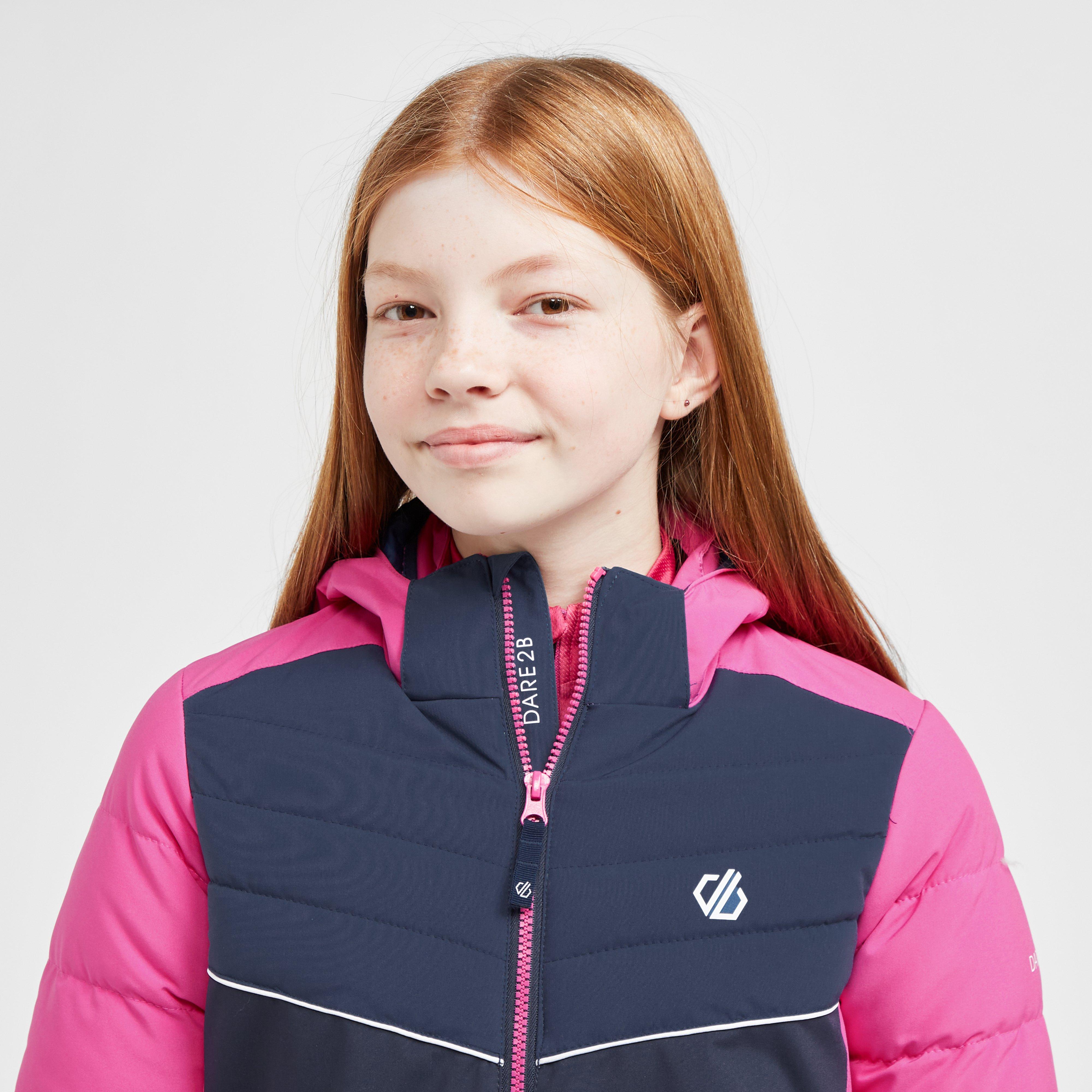 Pantalon De Ski Enfant Dare 2b Pow - Imperméable, Isolé, Avec Bretelles - Pour Fille, Tissu Stretch Recyclé