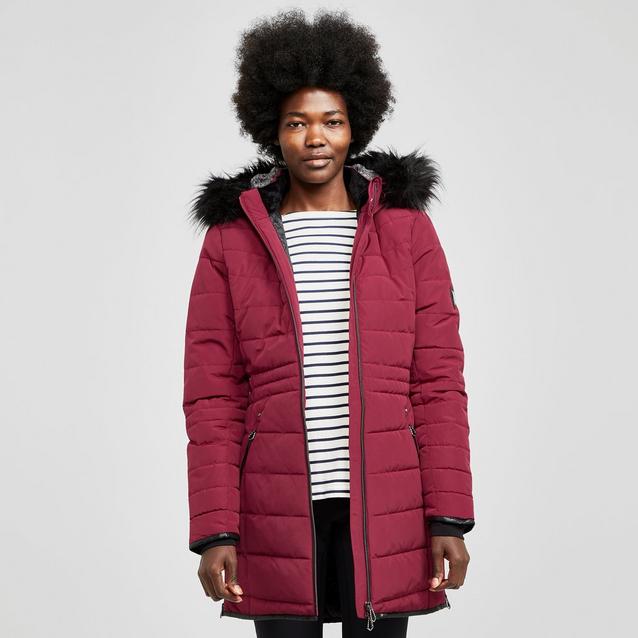 Burgundy ski jacket online womens