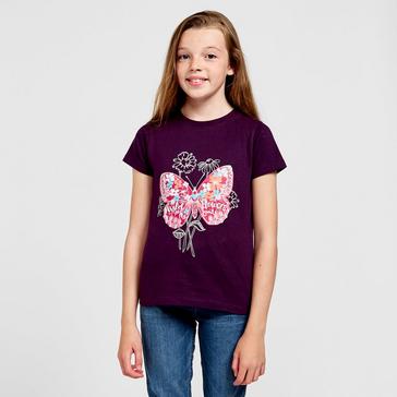 Purple Peter Storm Kids’ Butterfly T-Shirt
