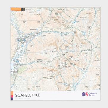 Cream Ordnance Survey Lake District Micro Towel