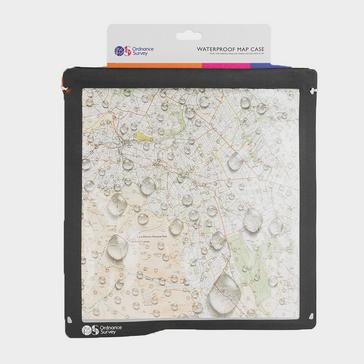 Grey Ordnance Survey Waterproof Map Case