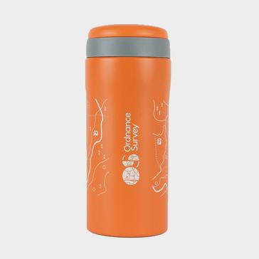 Orange Ordnance Survey Thermal Mug