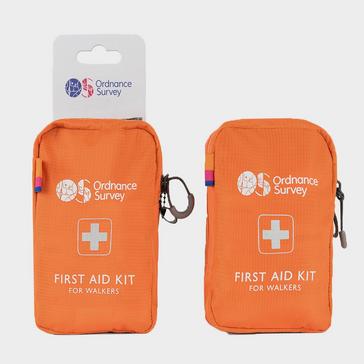 Orange Ordnance Survey Walker First Aid Kit