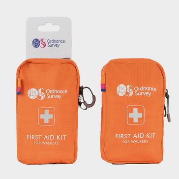 ORANGE Ordnance Survey Walker First Aid Kit