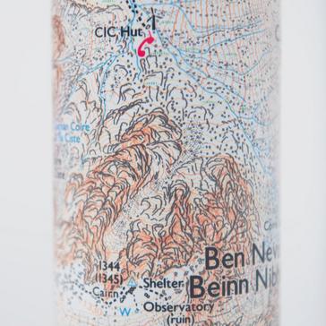 White Ordnance Survey Ben Nevis Thermal Bottle