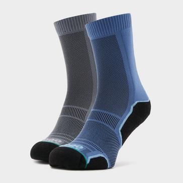 Grey 1000 MILE Men's Trek Socks 2 Pack