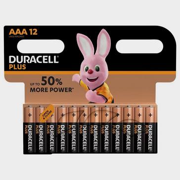 Black Duracell AAA Plus Batteries (12 pack)
