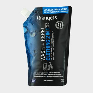 Black Grangers Wash + Repel Clothing 2 in 1 (1 litre)