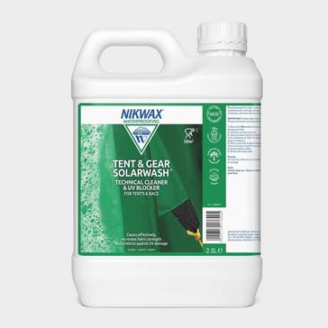 White Nikwax Tent & Gear Solarwash 2.5L