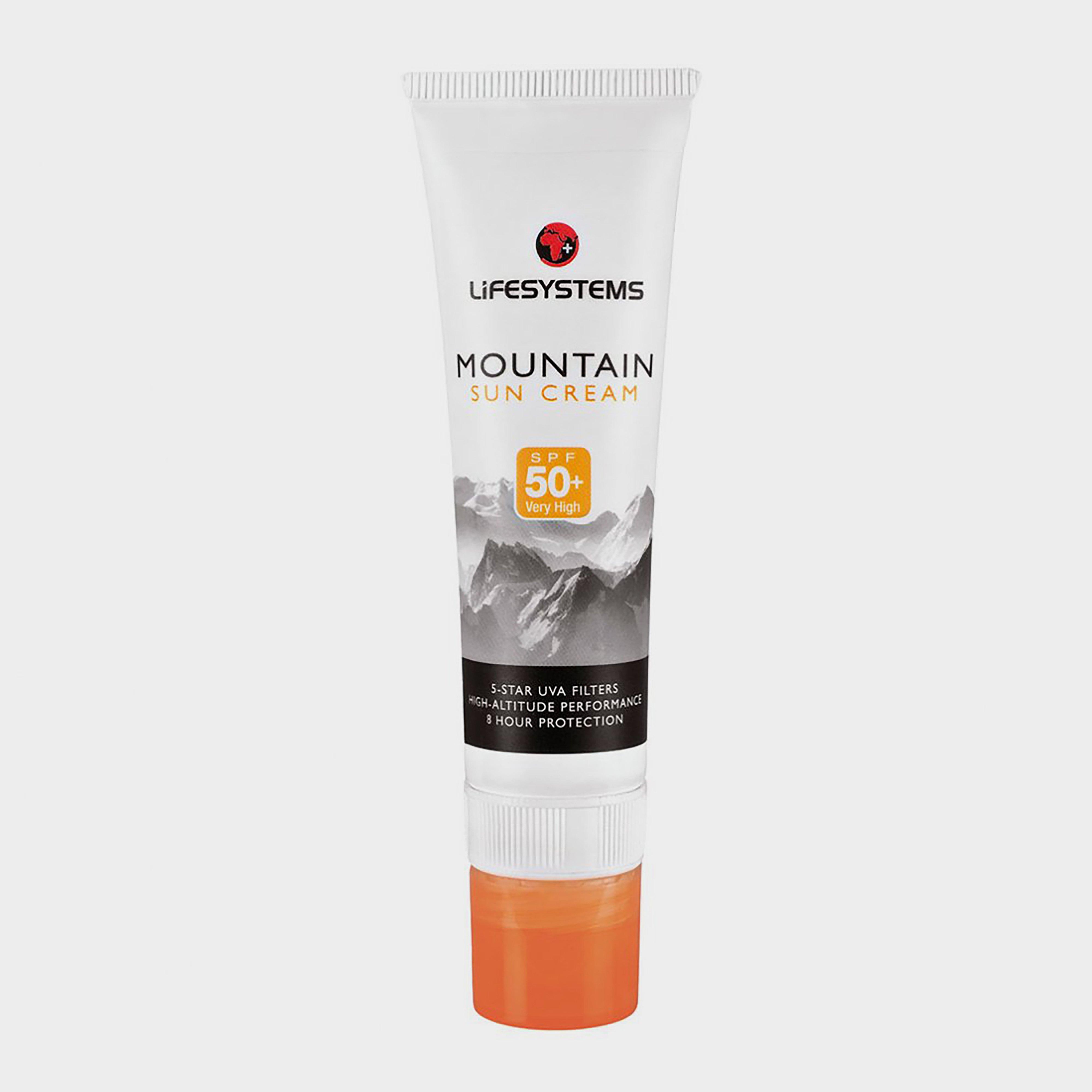 Image of Lifesystems Mountain Factor 50+ Sun Cream Stick - White/White, WHITE/WHITE