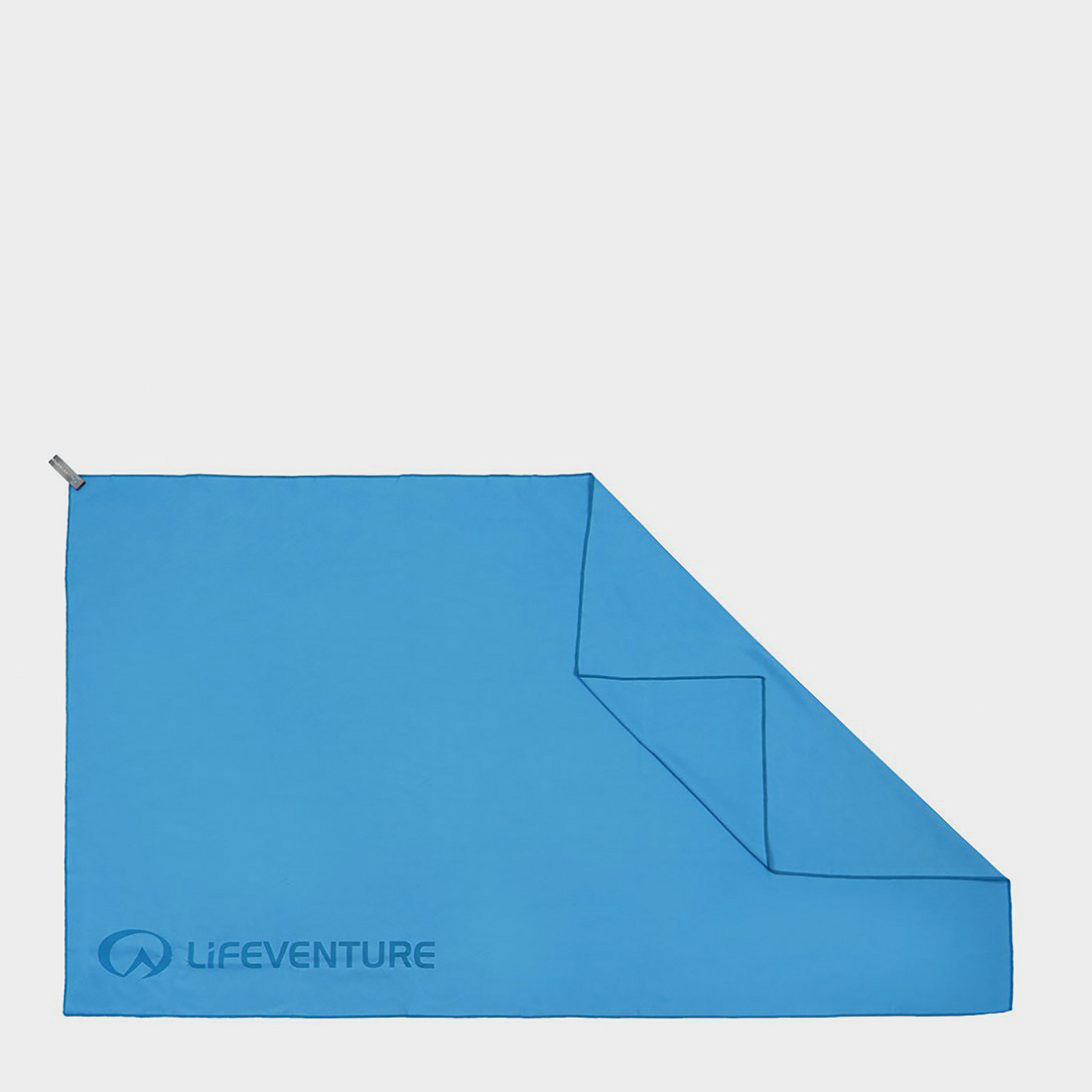 Image of Lifeventure Recycled Softfibre Towel Giant - Blue/Blue, Blue/Blue