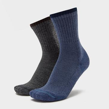 Navy Peter Storm Essentials Men’s Walking Socks 2 Pack
