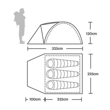 Green Eurohike Cairns 3 DLX Nightfall™ Tent