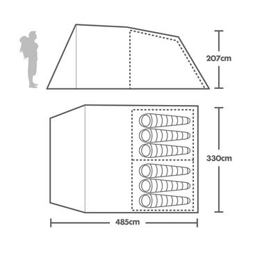 Green Eurohike Sendero 6 Family Tent