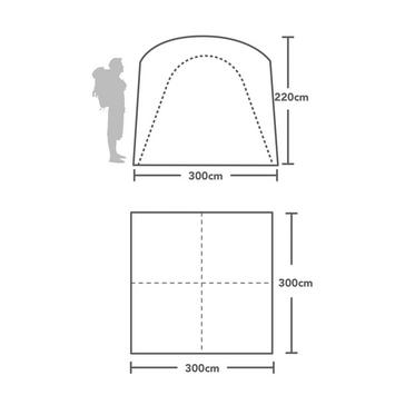 Grey HI-GEAR Haven Shelter 300