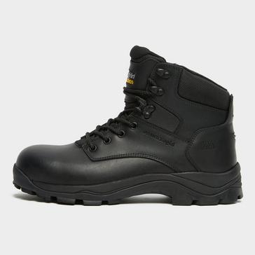 Black HI GEAR WORX Men's Caled Mid Safety Boot