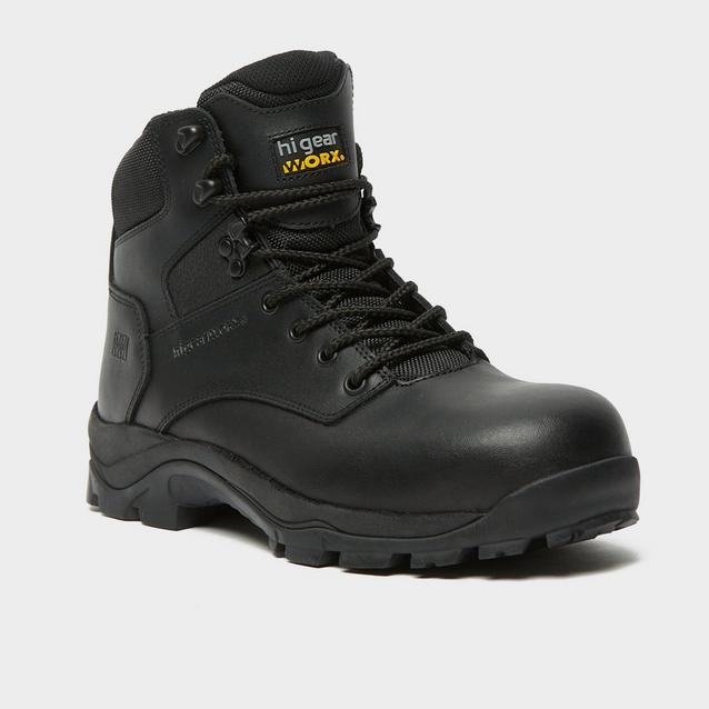 HI GEAR WORX Men s Caled Mid Safety Boot Blacks