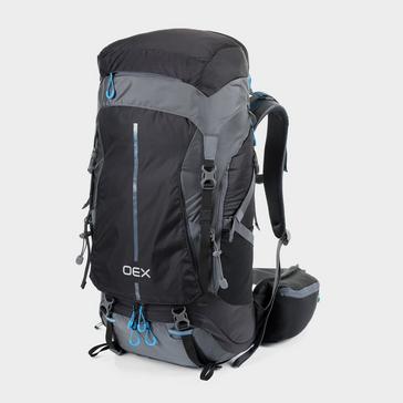 Black OEX Vallo 60 Rucksack