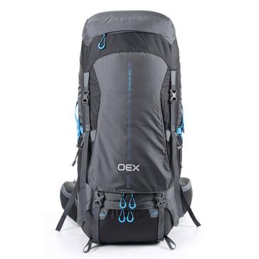 Grey OEX Vallo 80 Rucksack