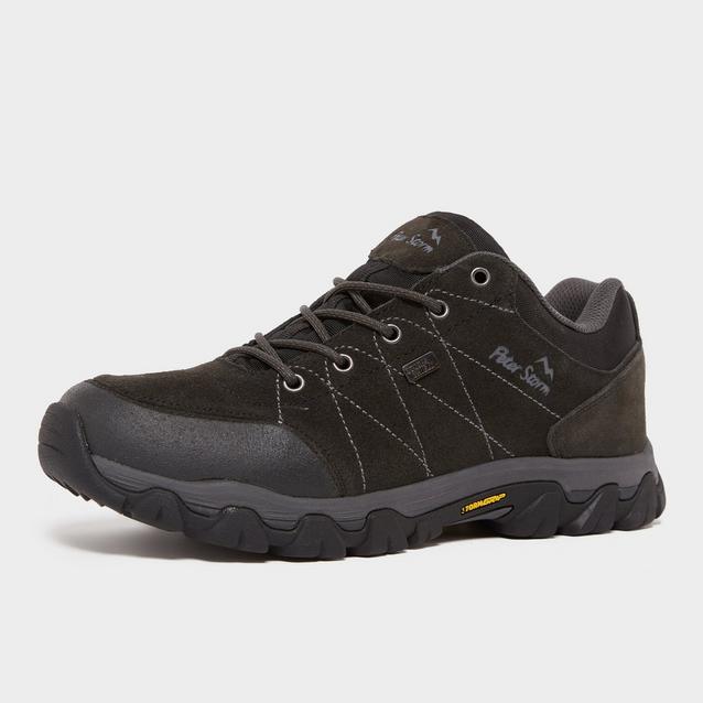 Mens black sale walking trainers